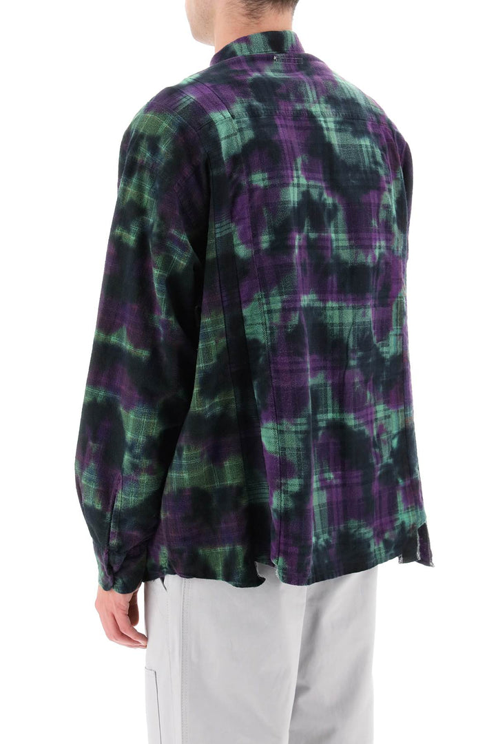 'Rebuild' Patchwork Flannel Shirt - Needles - Men