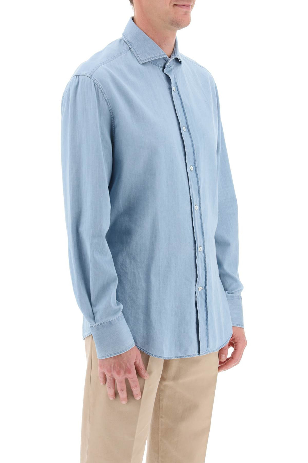 Chambray Shirt - Brunello Cucinelli - Men