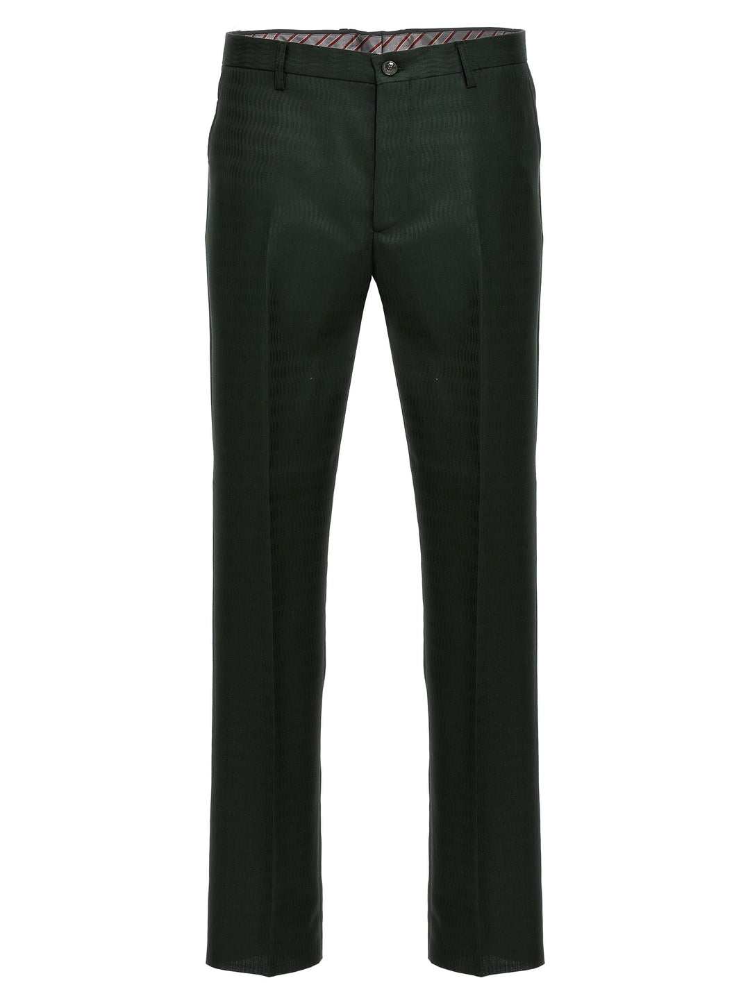 Jacquard Pants Green