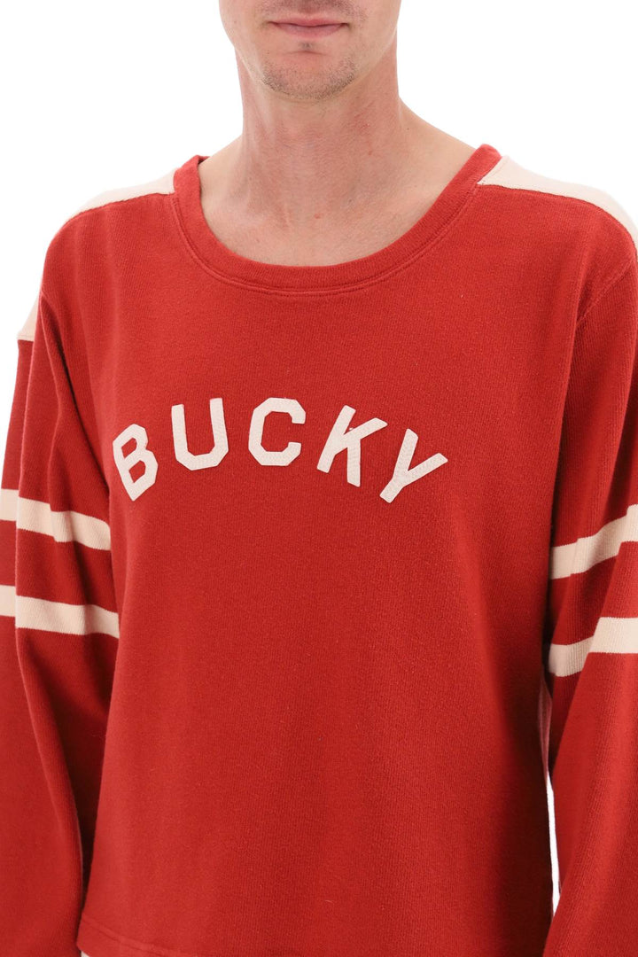 Bucky Two Tone Cotton Sweater - Bode - Men