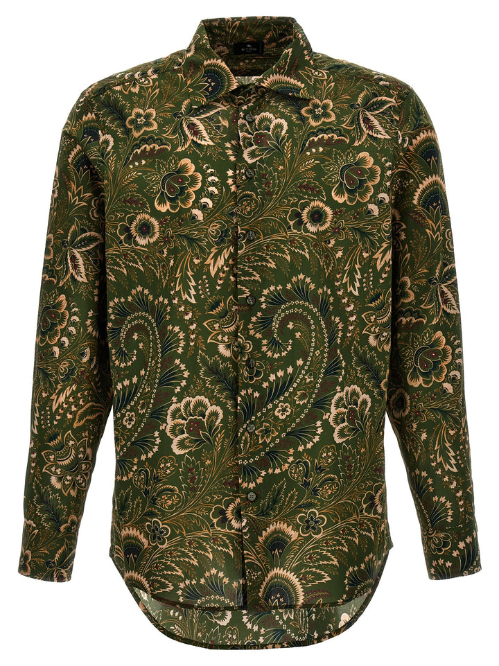 Paisley Shirt, Blouse Green