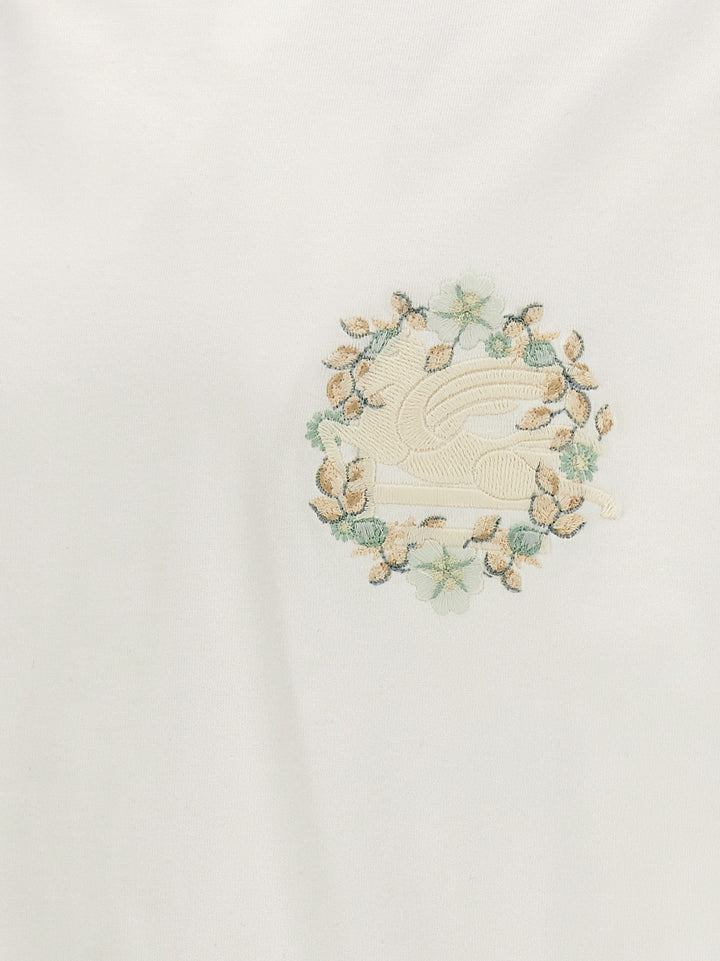 Logo Embroidery T-Shirt White