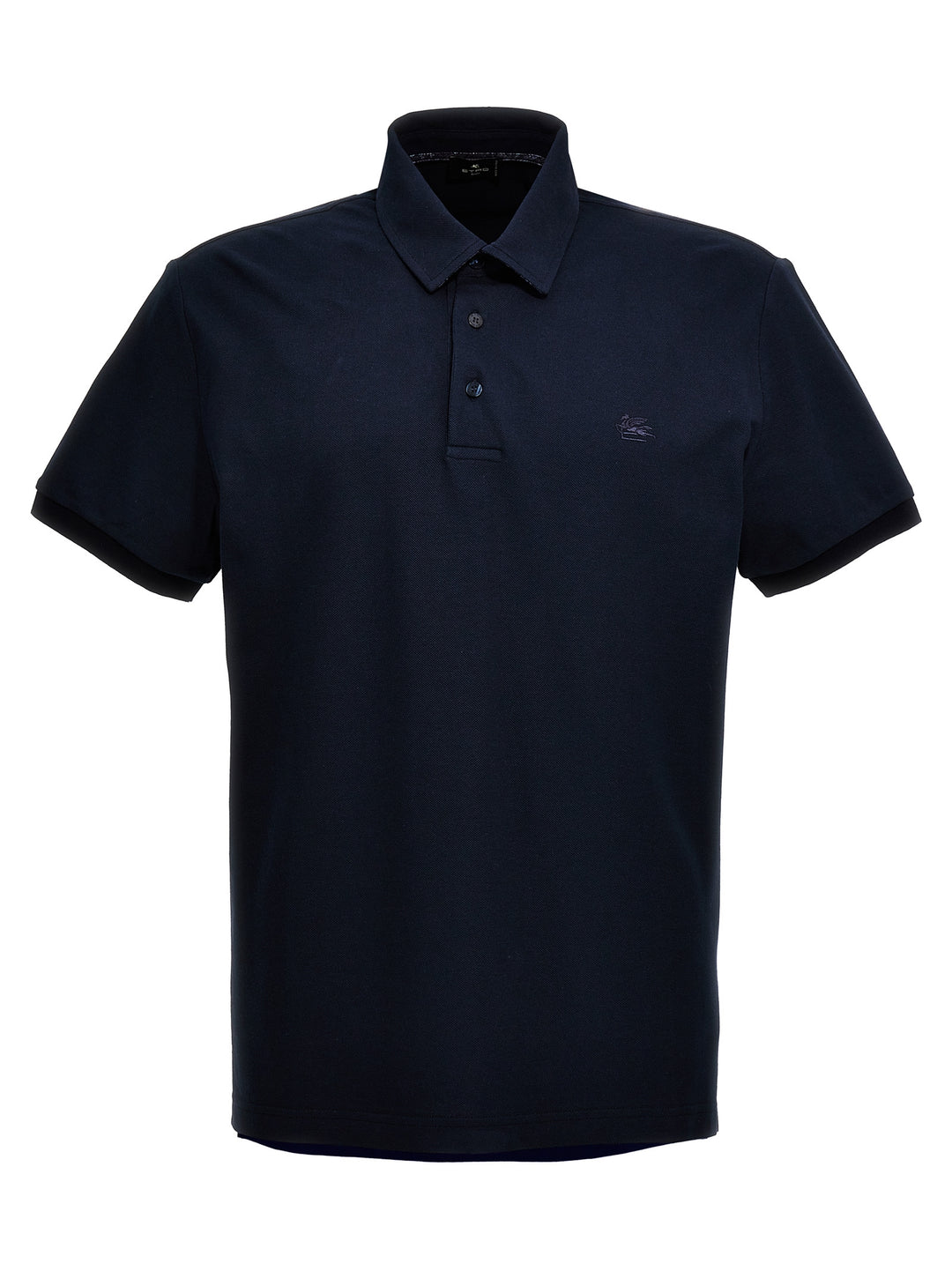 Logo Embroidery  Shirt Polo Blue