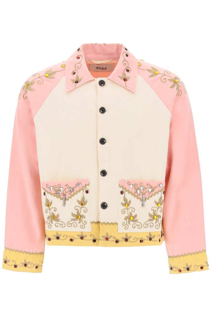 Embroidered Cotton Jacket - Bode - Men