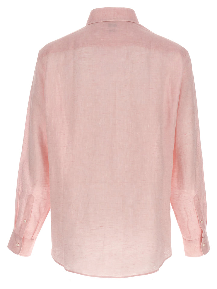 Linen Shirt Shirt, Blouse Pink