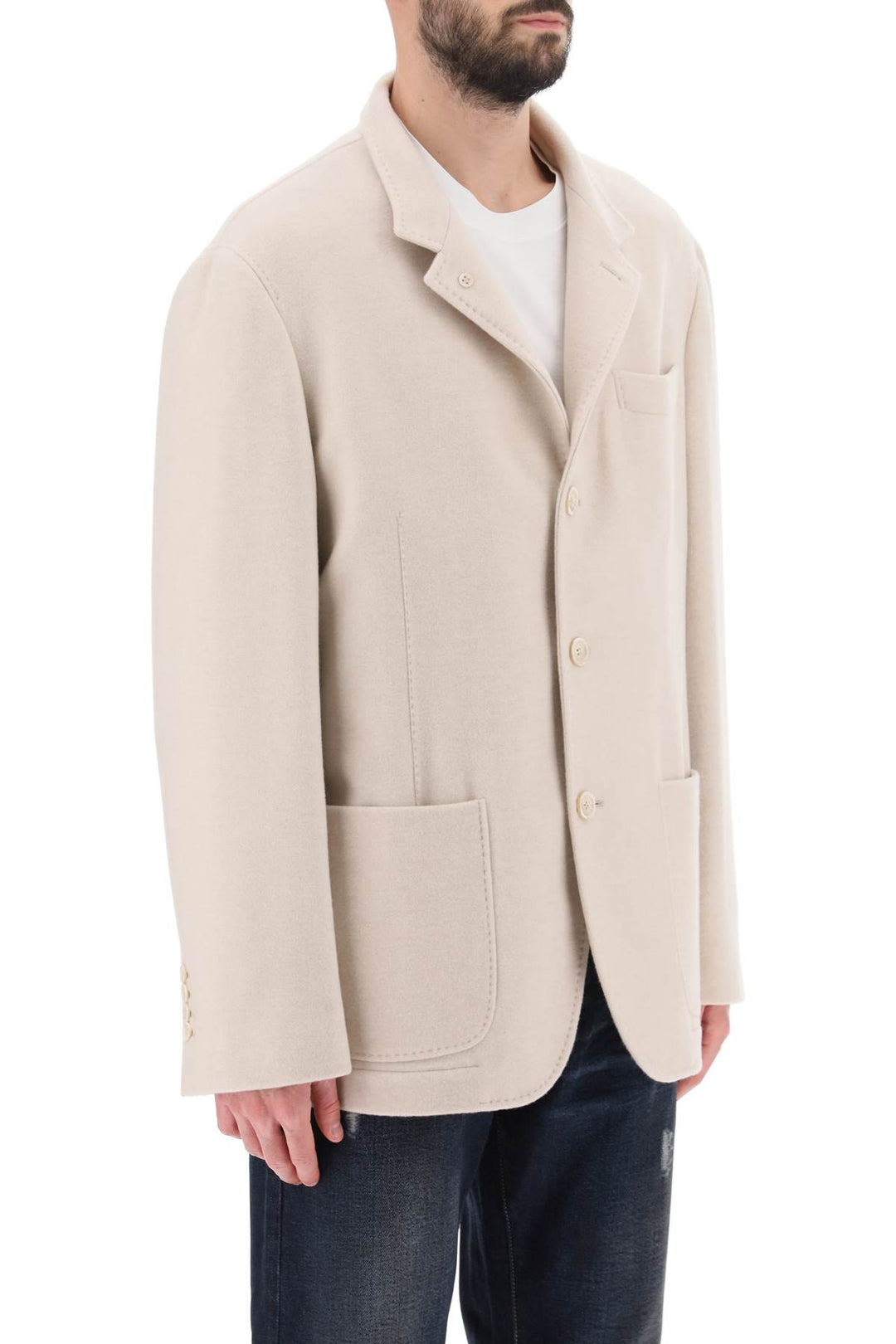 Relaxed Cashmere Jacket - Brunello Cucinelli - Men