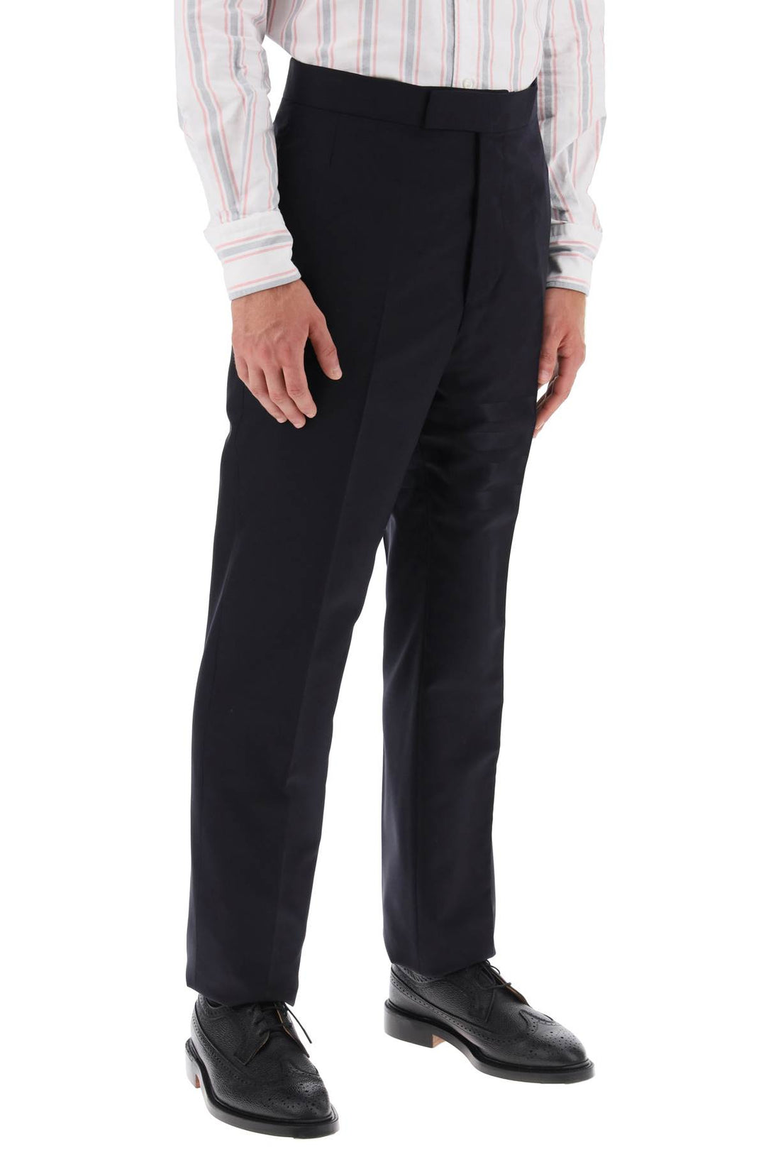 4 Bar Wool Trousers - Thom Browne - Men