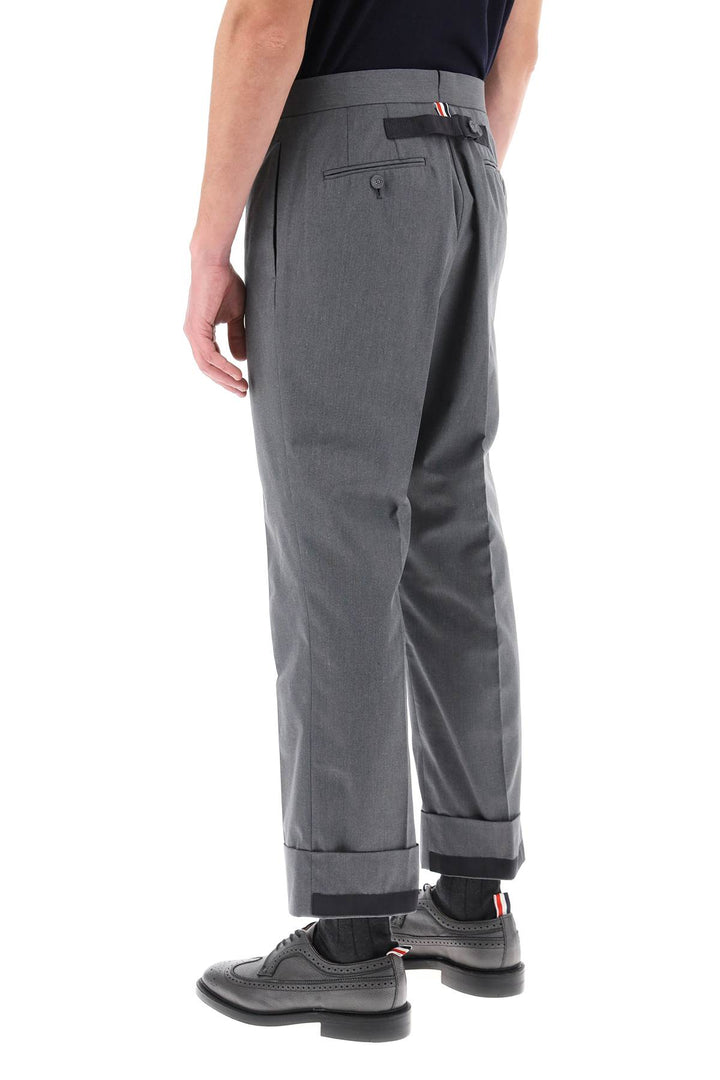 Cropped Tailoring Pants - Thom Browne - Men