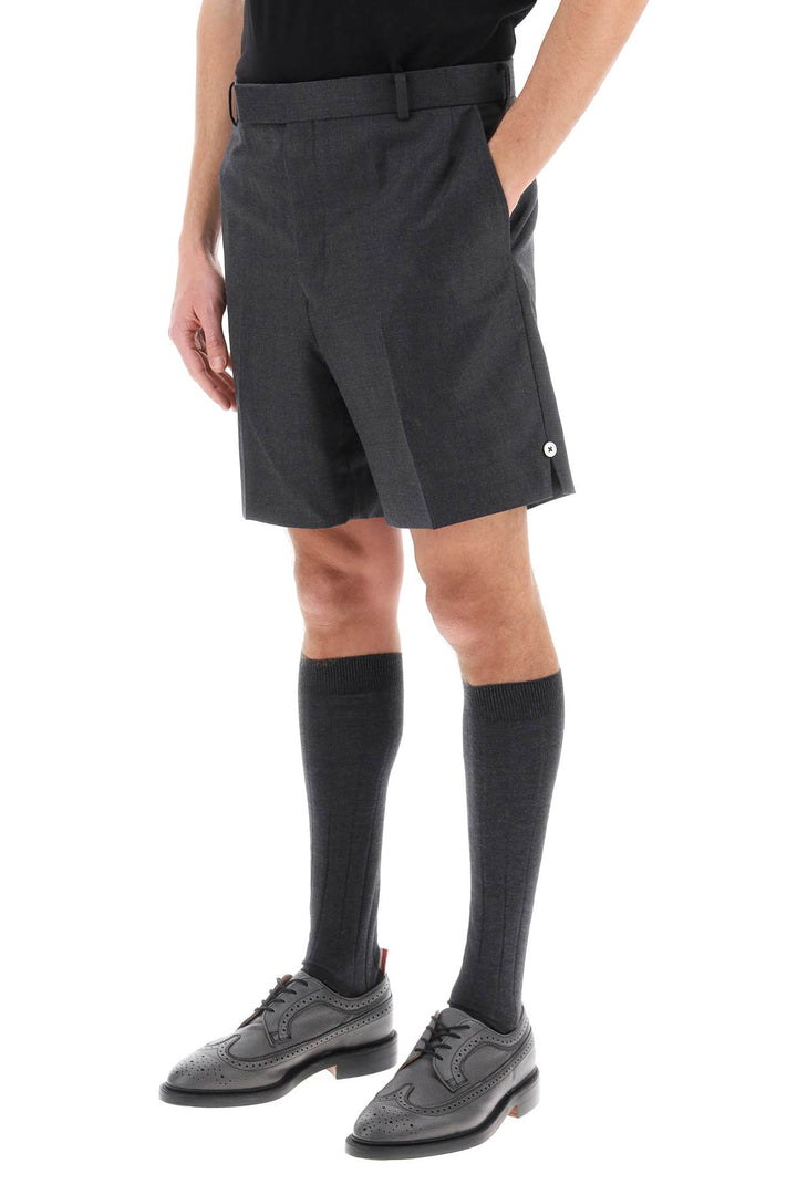 Light Wool Tailoring Shorts - Thom Browne - Men