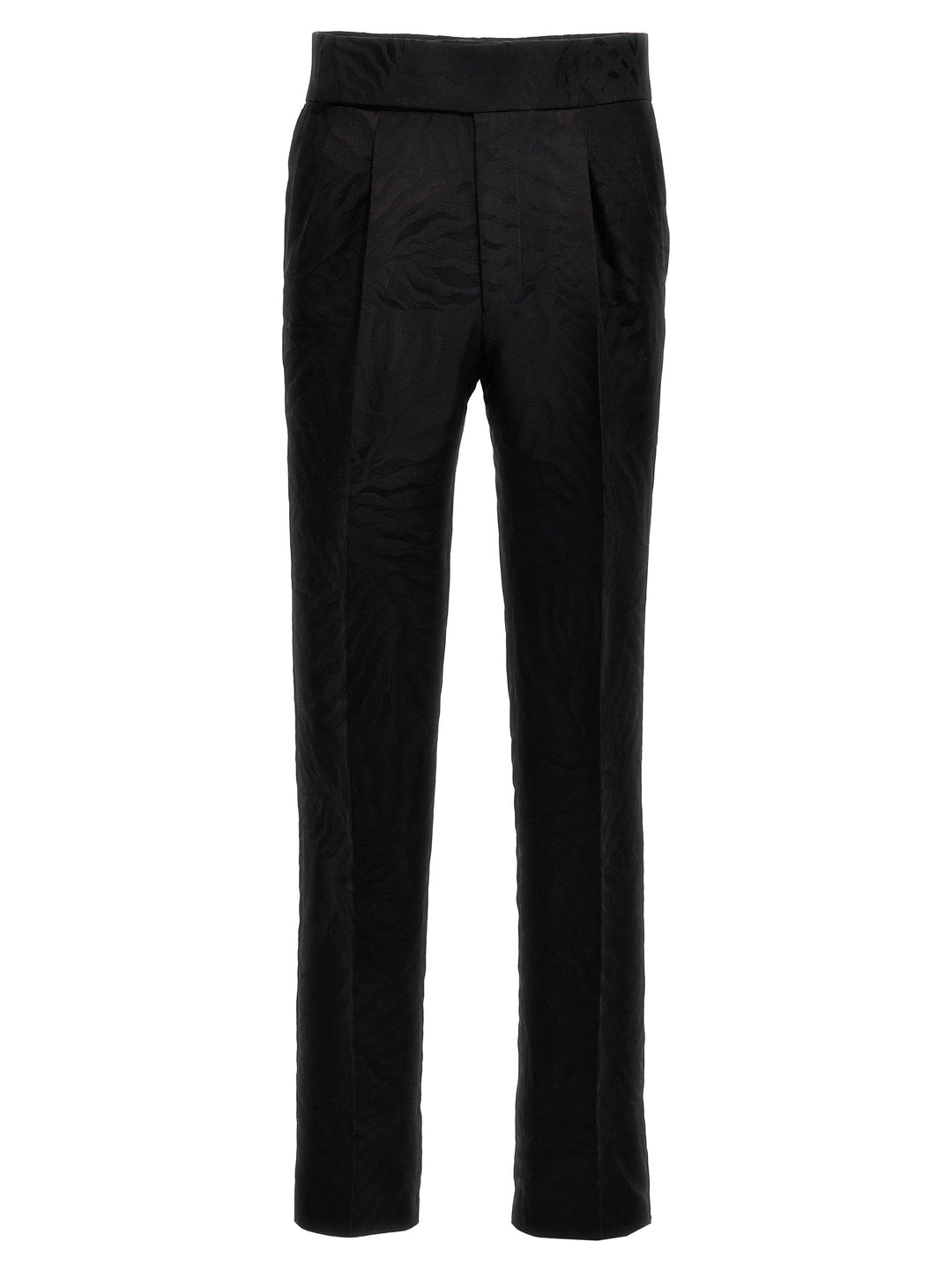 Jacquard Pants Black