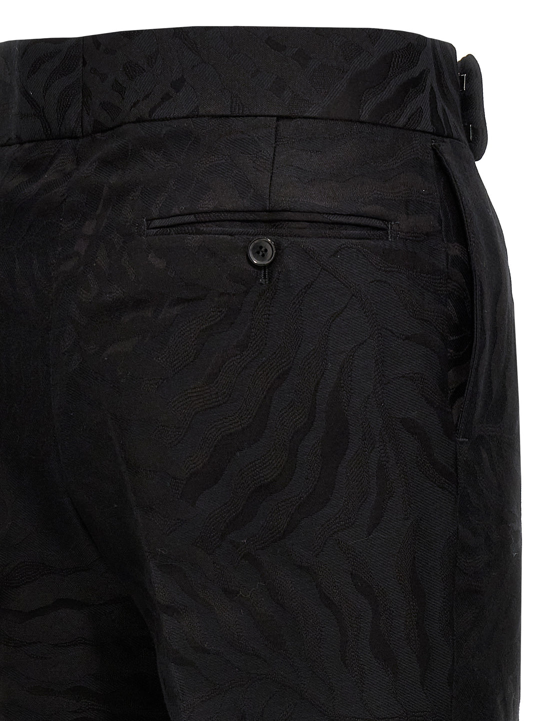 Jacquard Pants Black