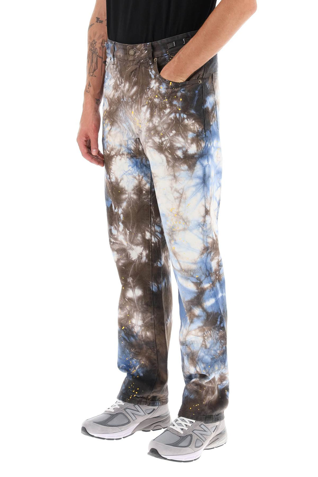 Mark Tie Dye Denim Pants - Darkpark - Men