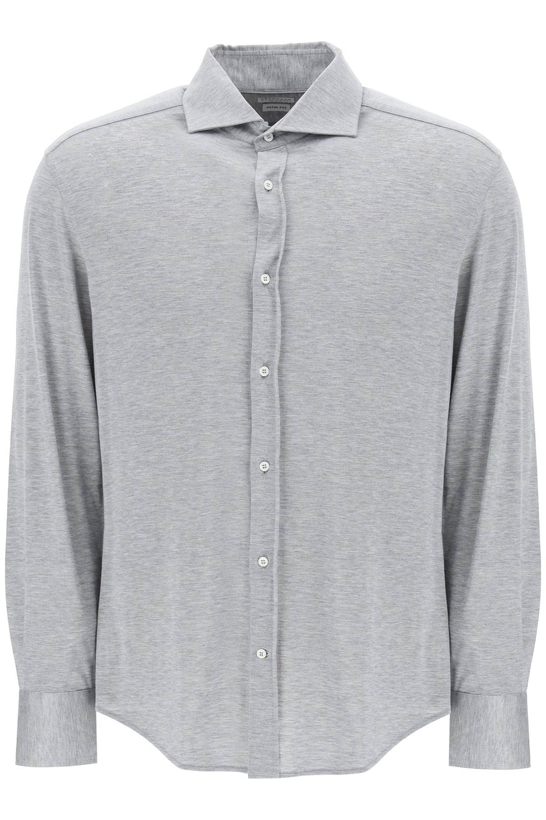 Silk And Cotton Jersey Shirt - Brunello Cucinelli - Men