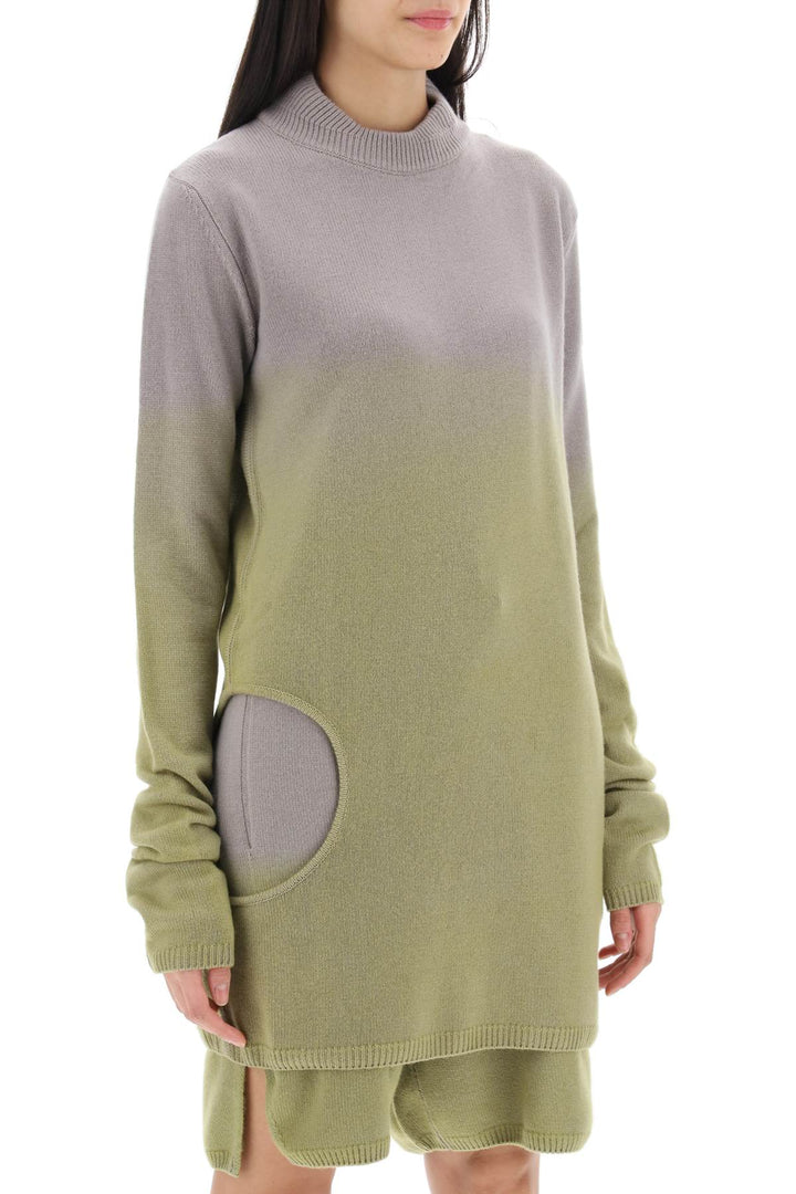 Subhuman Cut Out Cashmere Sweater - Moncler X Rick Owens - Women