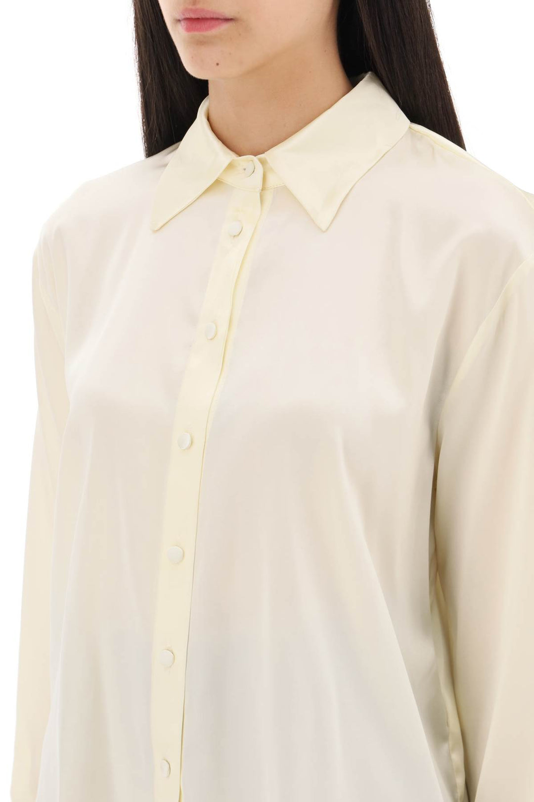 'Sunset Boulevard' Satin Shirt - Mvp Wardrobe - Women