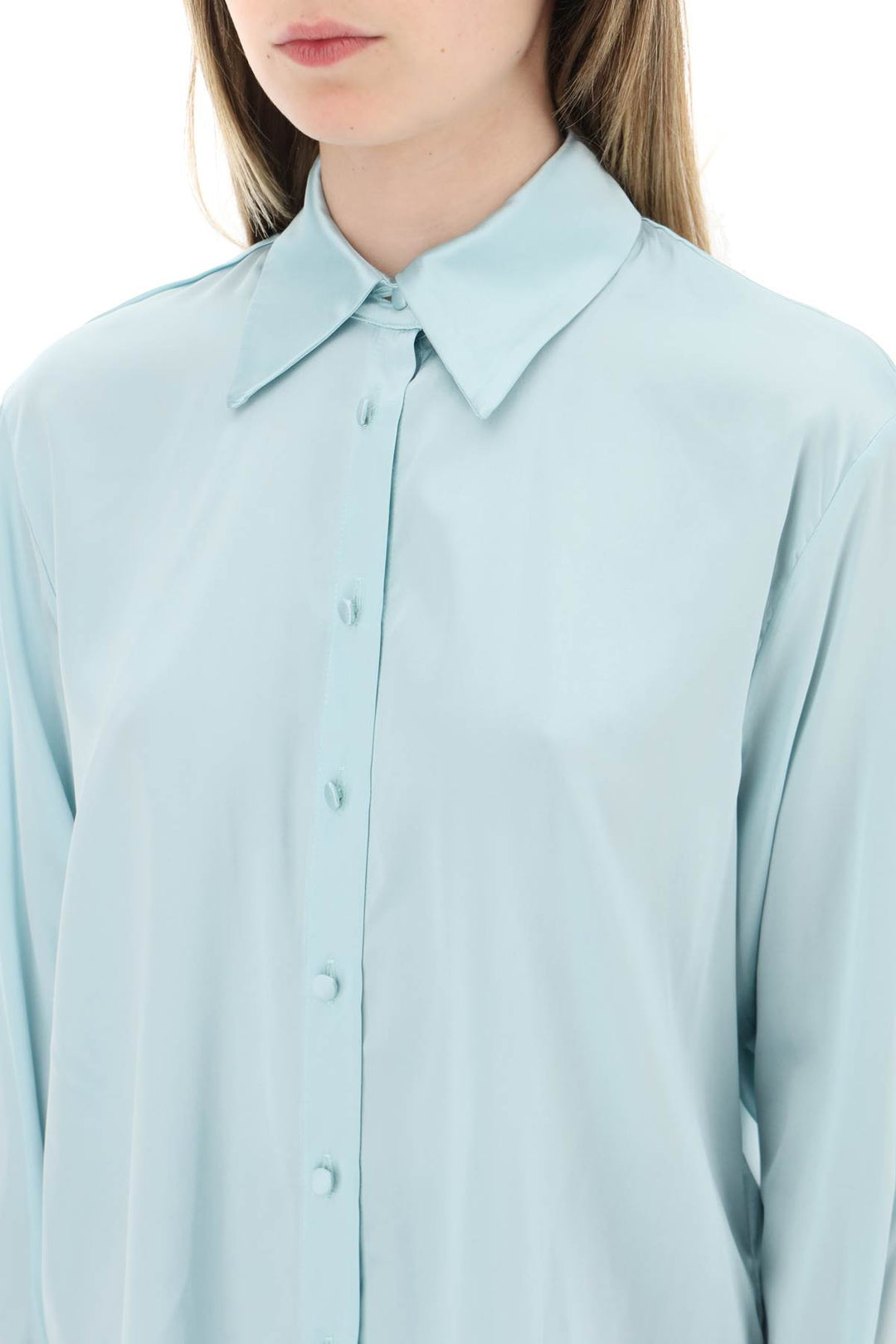 Sunset Boulevard Satin Shirt - Mvp Wardrobe - Women