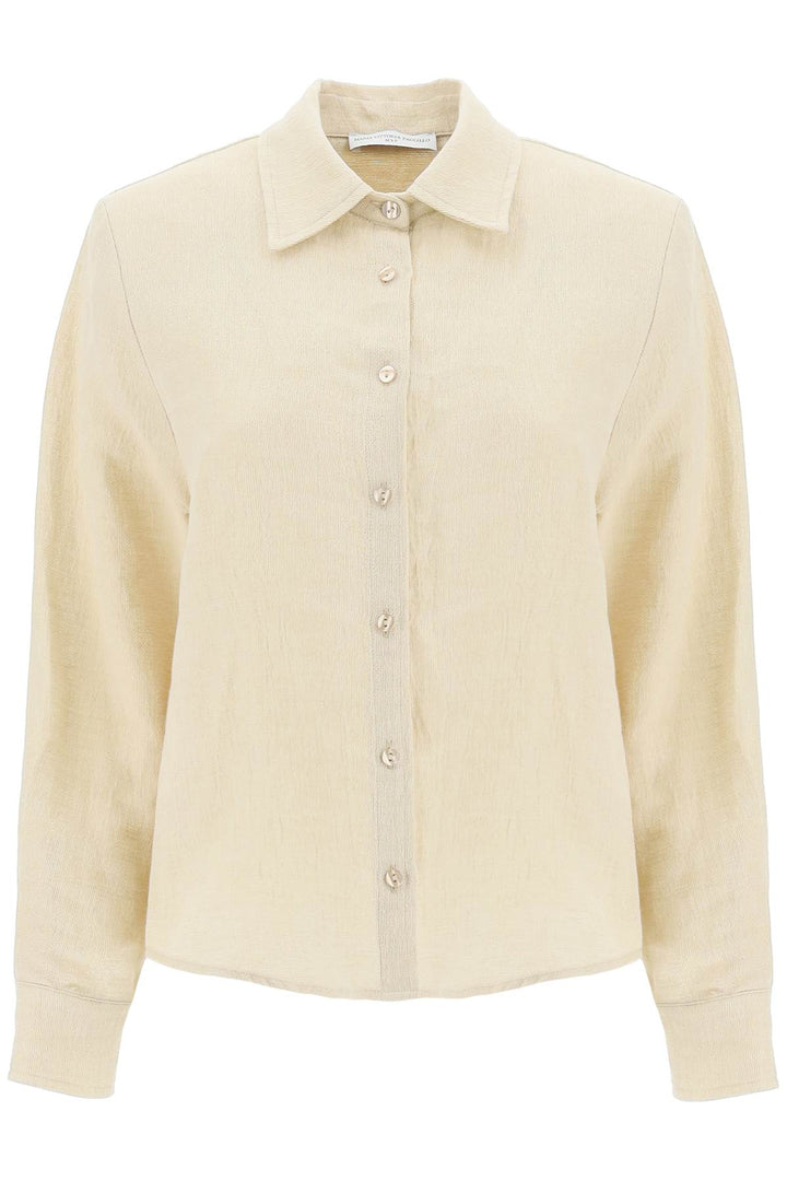 'Malibu' Cotton Linen Shirt - Mvp Wardrobe - Women