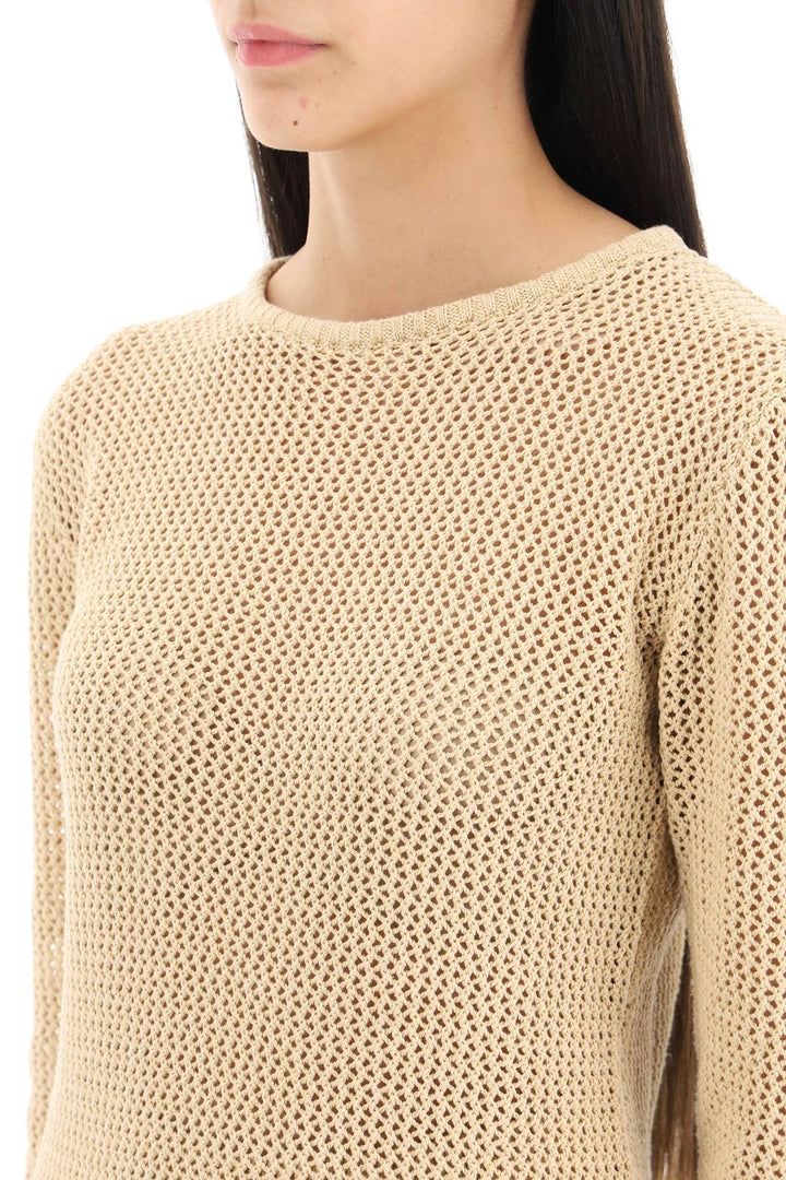 'Cambria' Openwork Sweater - Mvp Wardrobe - Women