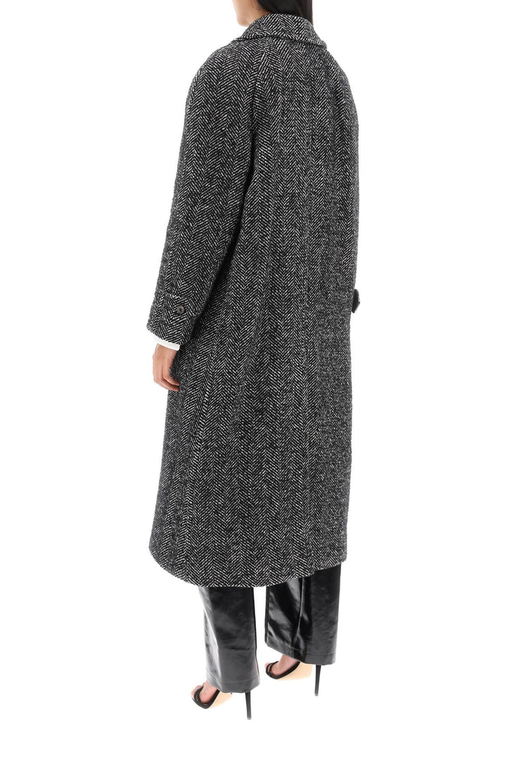 Oversized Herringbone Coat - Mvp Wardrobe - Women