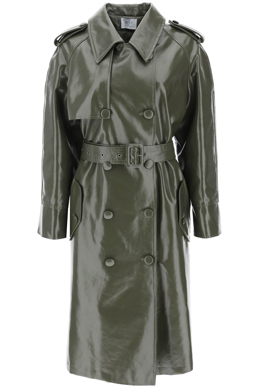 Montenapoleone Coated Trench Coat - Mvp Wardrobe - Women