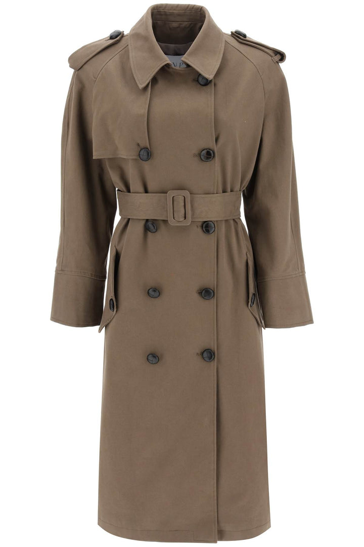 'Bigli' Cotton Double Breasted Trench Coat - Mvp Wardrobe - Women