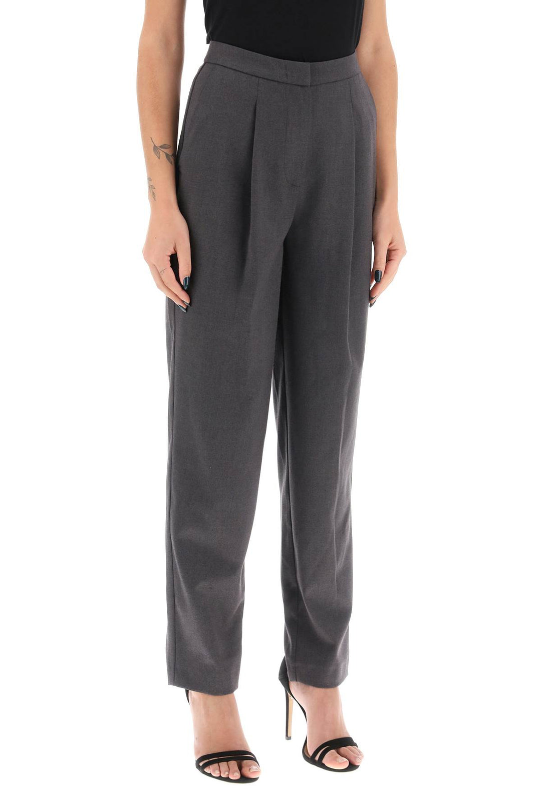 Meda Wool Blend Trousers - Mvp Wardrobe - Women