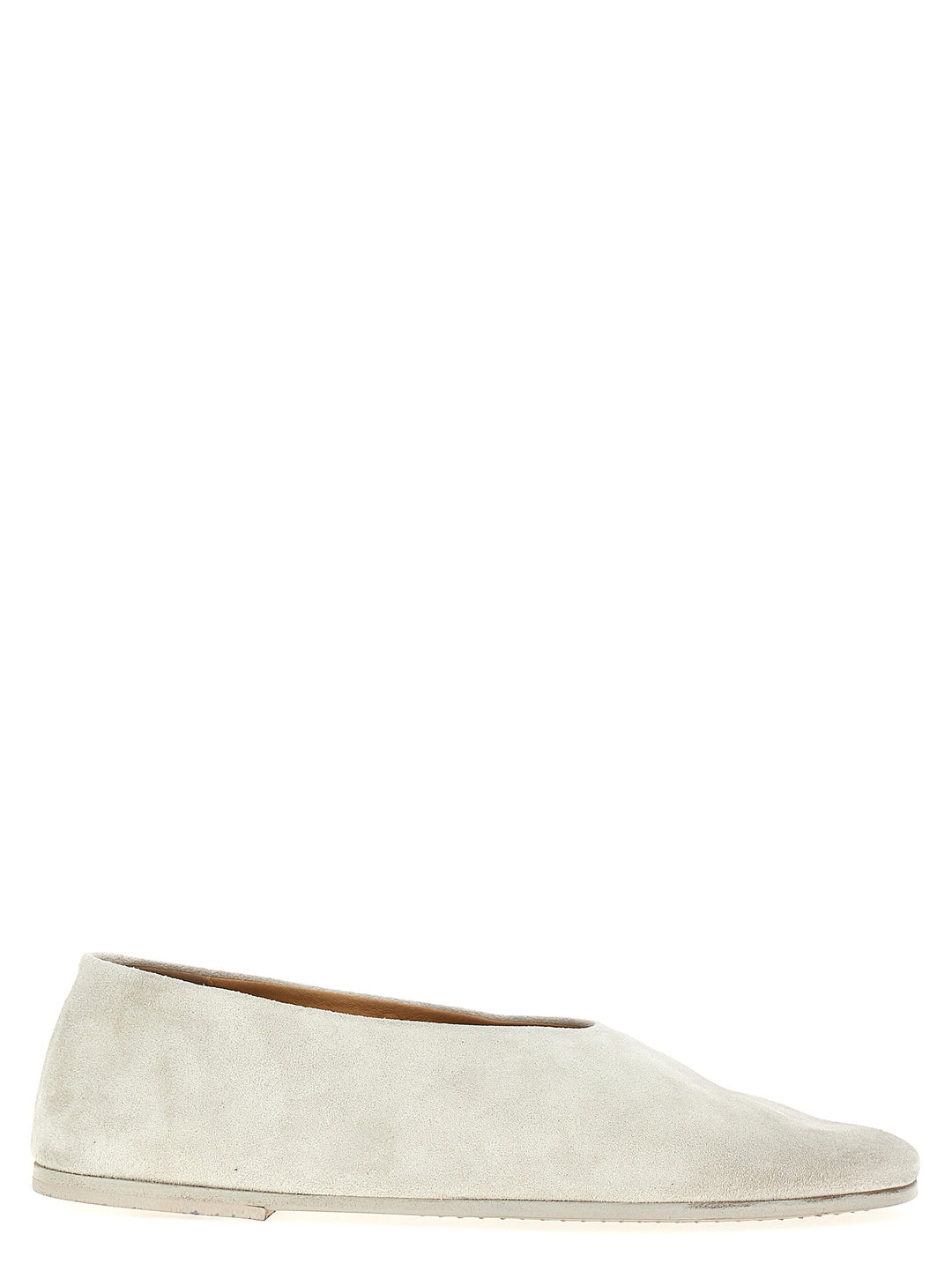 Coltellaccio Flat Shoes White