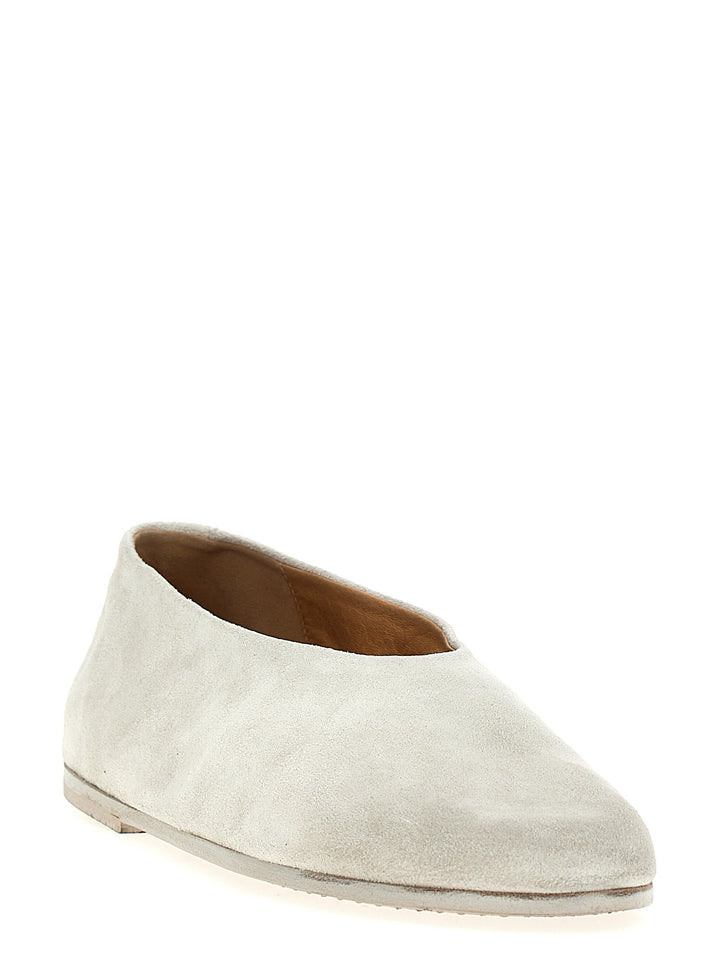 Coltellaccio Flat Shoes White