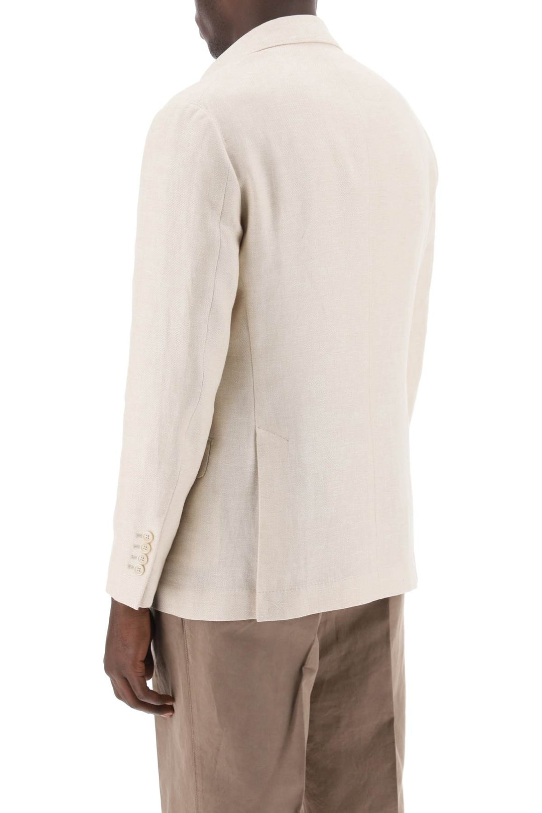 Cavallo Deconstructed Single Breasted Jacket - Brunello Cucinelli - Men