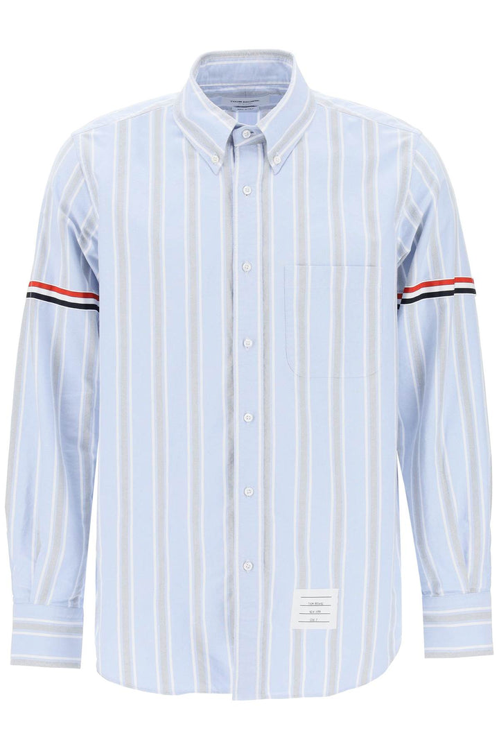 Striped Oxford Button Down Shirt - Thom Browne - Men