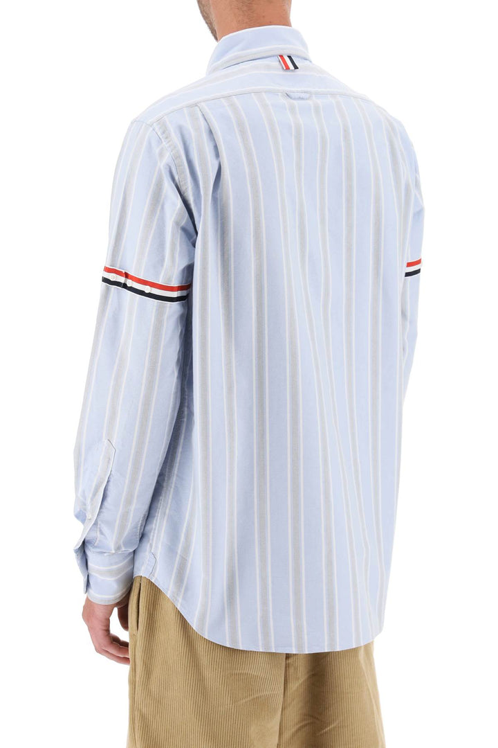 Striped Oxford Button Down Shirt - Thom Browne - Men