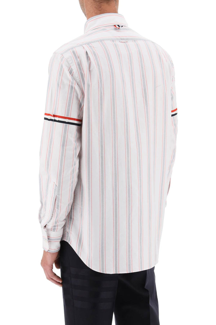 Striped Oxford Button Down Shirt - Thom Browne - Men