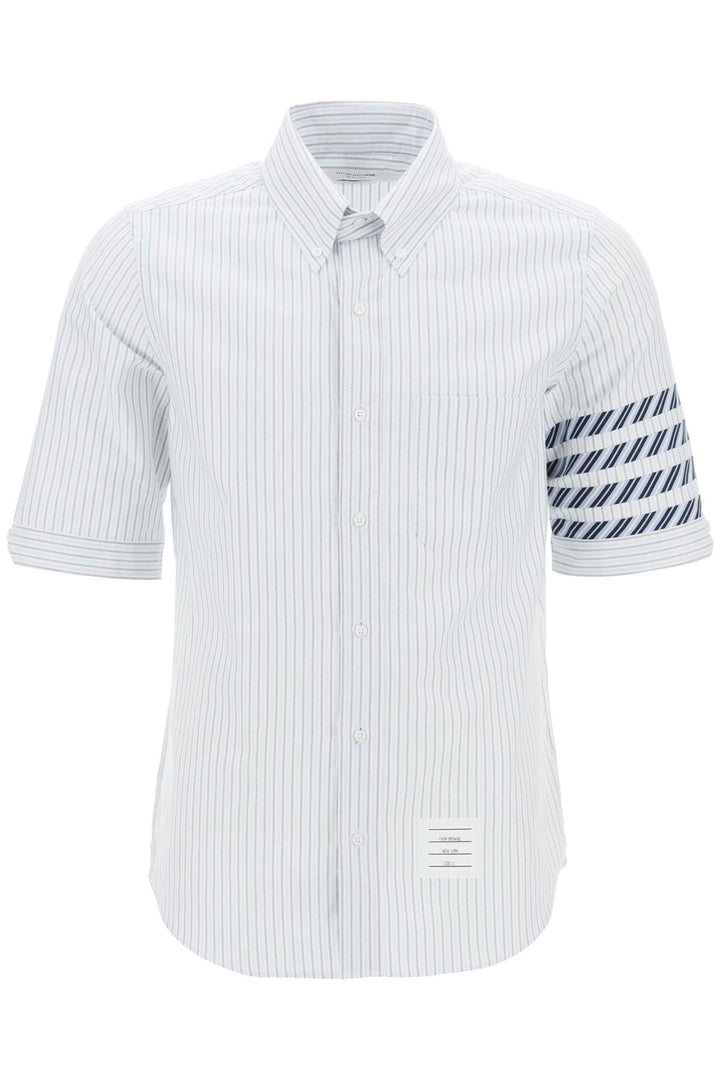 Short Sleeved 4 Bar Shirt - Thom Browne - Men