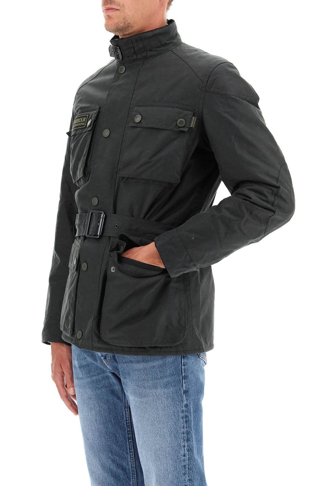 Blackwell International Jacket In Waxed Cotton - Barbour International - Men