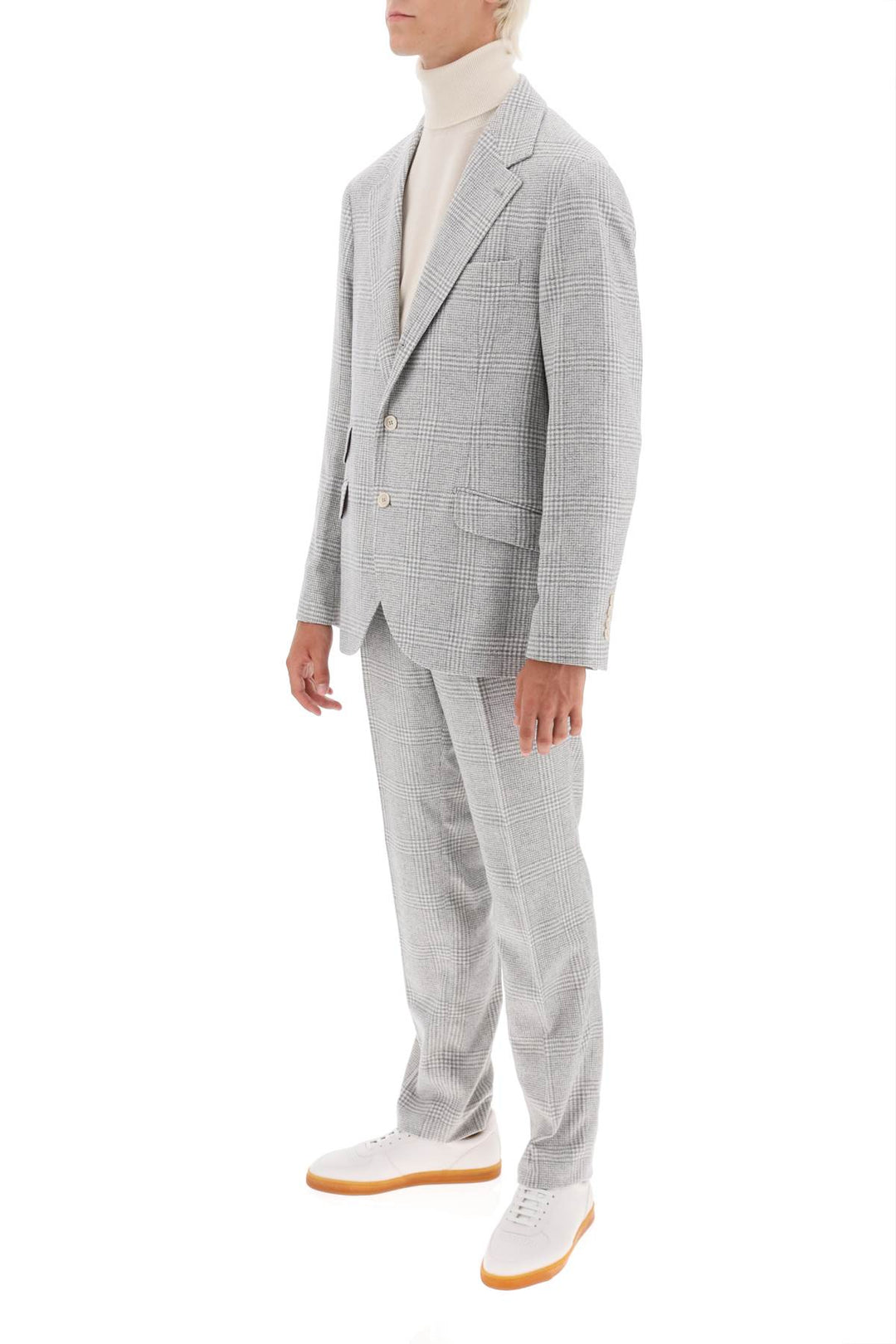 Prince Of Wales Tailored Suit - Brunello Cucinelli - Men