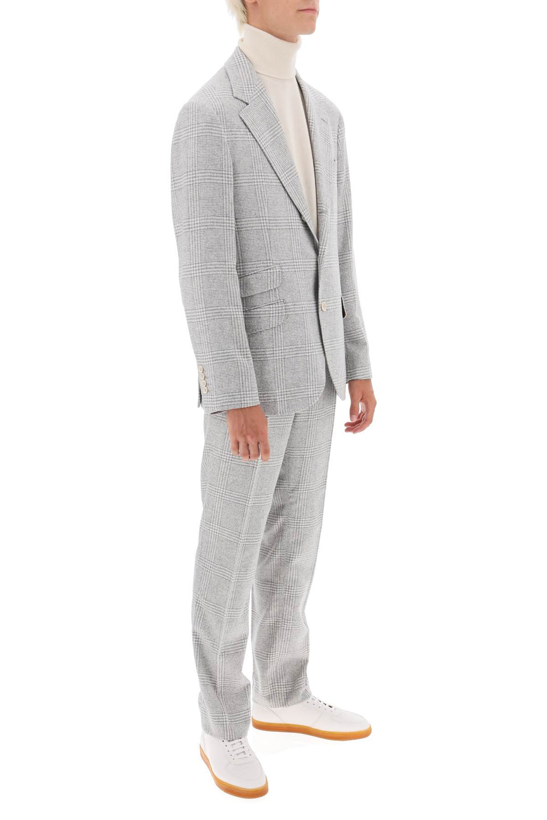 Prince Of Wales Tailored Suit - Brunello Cucinelli - Men