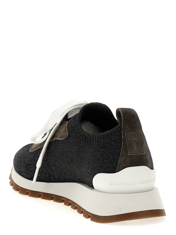 Lurex Sneakers Gray