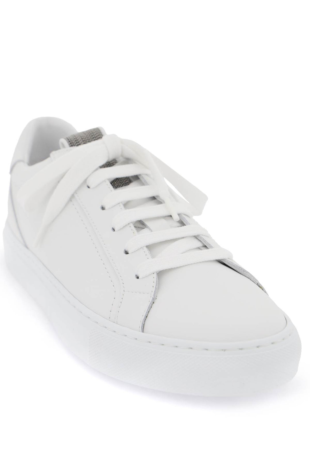 Sneakers In Vitello Mat Con Monile - Brunello Cucinelli - Women