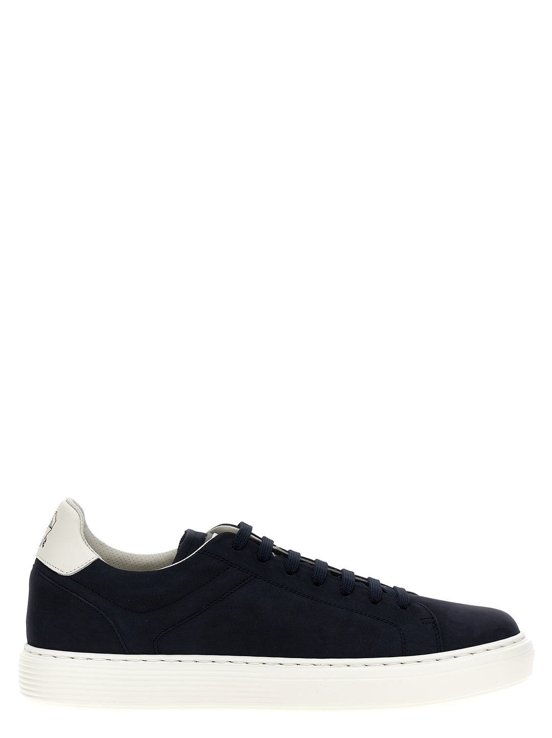 Leather Sneakers Blue