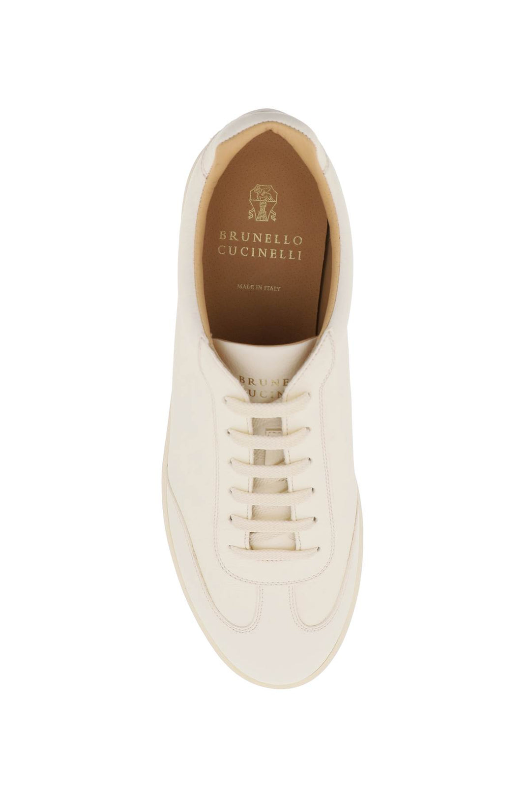 Sneakers In Pelle Martellata - Brunello Cucinelli - Men