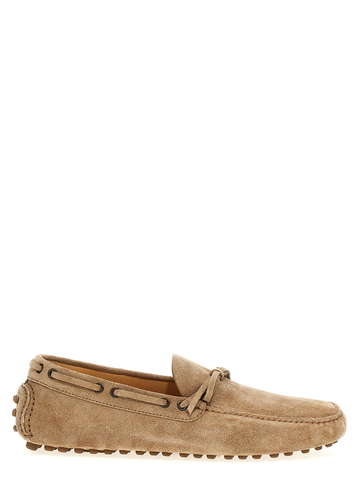 Suede Loafers Beige