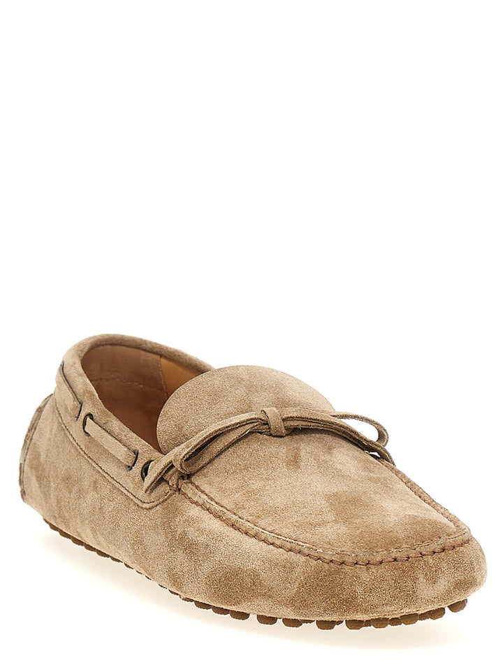 Suede Loafers Beige