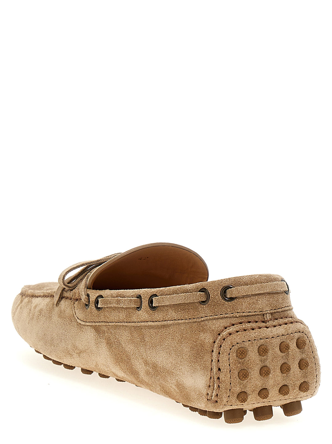 Suede Loafers Beige