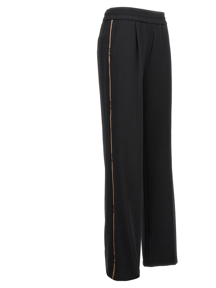 Logo Band Pants Black