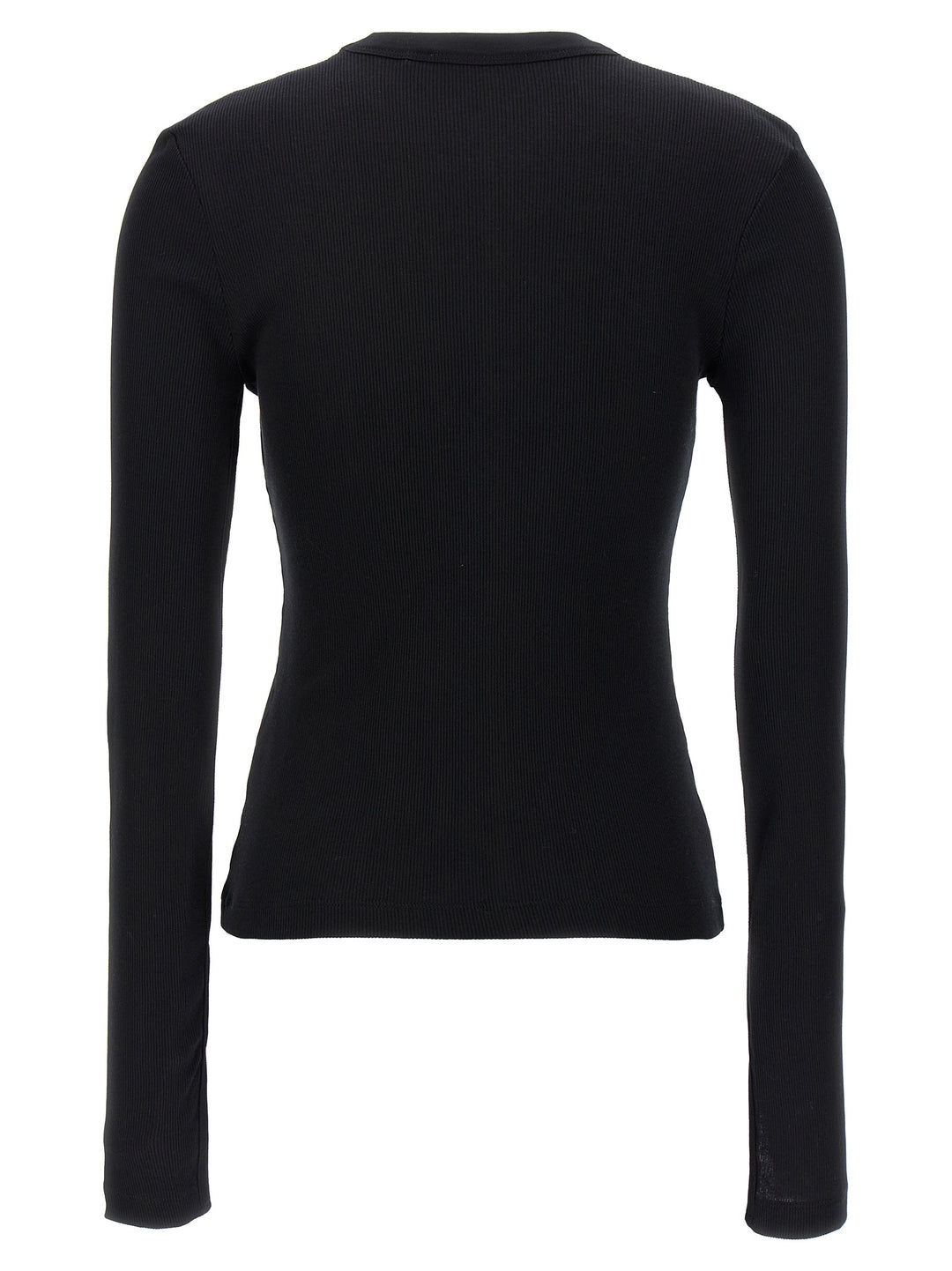 Top Cut Out Tops Black