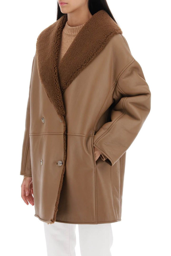 Namo Midi Shearling Jacket - Loulou Studio - Women