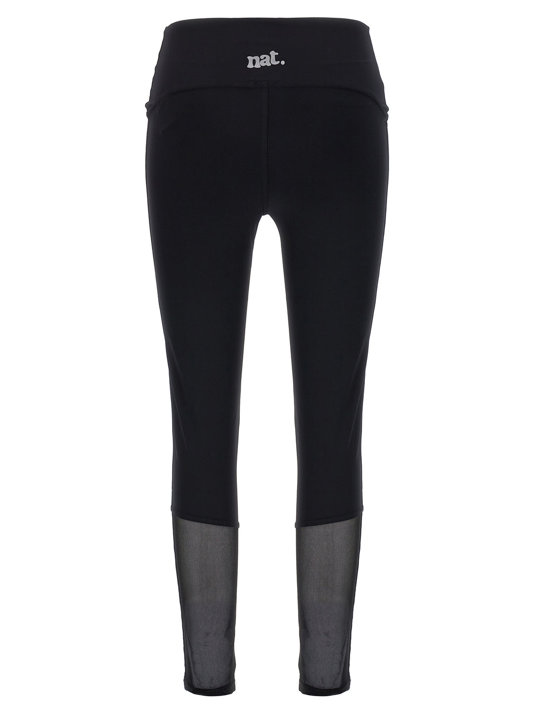 Tulle Insert Leggings Black