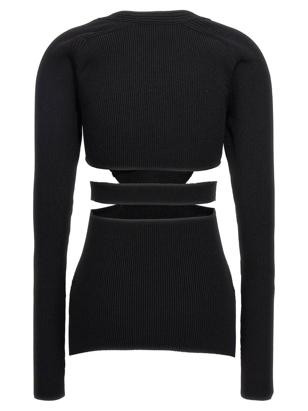 Cut-Out Sweater Sweater, Cardigans Black