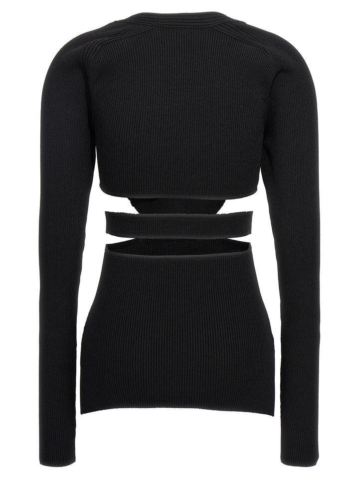 Cut-Out Sweater Sweater, Cardigans Black