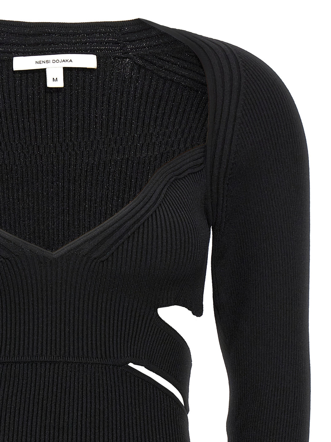 Cut-Out Sweater Sweater, Cardigans Black